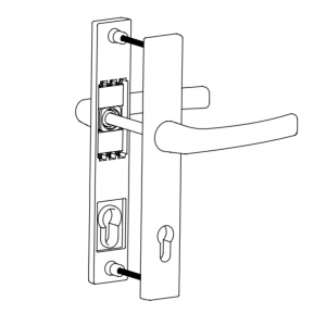 KAPI KOLU AL JUMBO MILANO 85 E 38 MM STRONG 9005 MAT