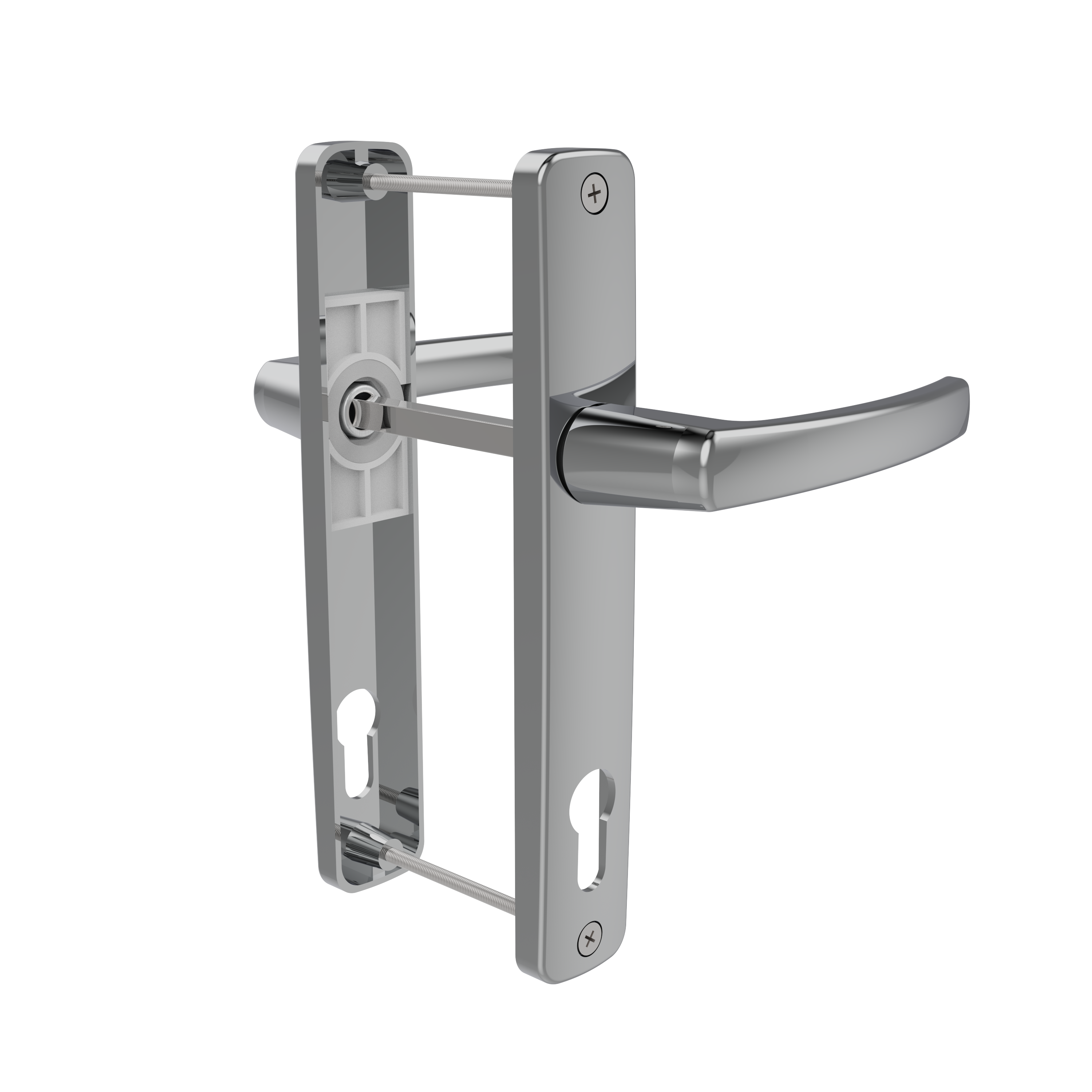 DOOR HANDLE AL MILANO 85 MM AXIS CHROME ANODIZED | Windoform