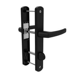 DOOR HANDLE AL MILANO WC TYPE LONG&WIDE 9005 MATTE