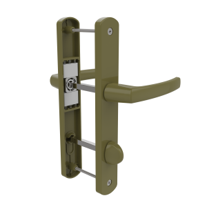 DOOR HANDLE AL MILANO WC TYPE LONG&WIDE BRONZE FINISH