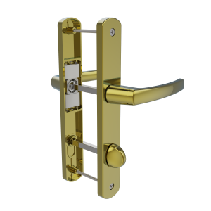 DOOR HANDLE AL MILANO WC TYPE LONG&WIDE GOLD ANODIZED