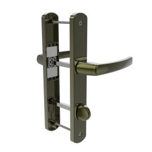 DOOR HANDLE AL MILANO WC TYPE LONG&WIDE BRONZE ANODIZED