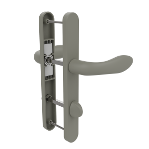 DOOR HANDLE AL BUDVA WC TYPE 30 MM LONG&OVAL CHAMPAHNE FINISH