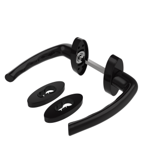 DOOR HANDLE AL JUMBO IBIZA LEVER DELUXE WITH ROSETTE 8022
