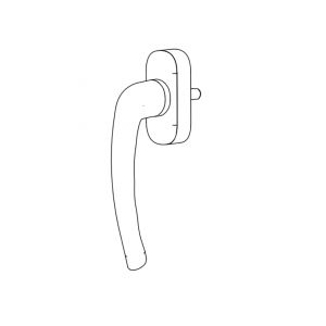 WINDOW HANDLE AL IBIZA ACOUSTIC 8003