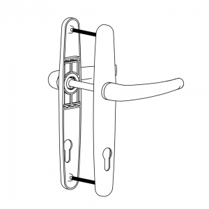 DOOR HANDLE AL IBIZA 85 MM AXIS DELUXE 8017