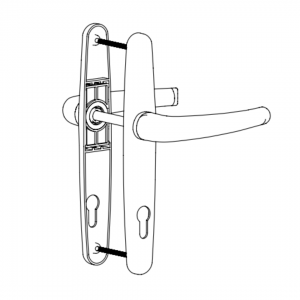 DOOR HANDLE AL JUMBO IBIZA 92 MM AXIS DELUXE 9016