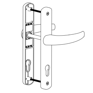 DOOR HANDLE AL PORTO 85 MM AXIS LONG&WIDE 8017