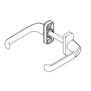 DOOR HANDLE AL KIEV ALDOX 8017