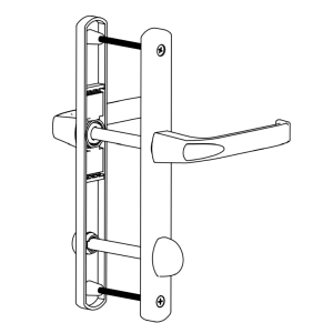 DOOR HANDLE AL KIEV WC TYPE LONG&NARROW 8022