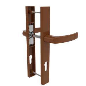 DOOR HANDLE AL MUNICH 92 MM AXIS 30 MM LONG&ANGULAR 8003