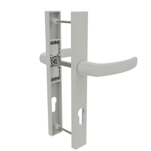 DOOR HANDLE AL MUNICH 92 MM AXIS 30 MM LONG&ANGULAR 9016