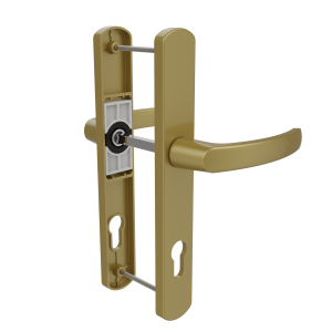 DOOR HANDLE AL MUNICH 92 MM AXIS LONG&WIDE GOLD FINISH
