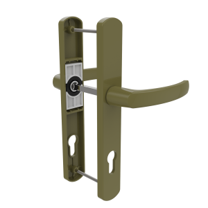 DOOR HANDLE AL MUNICH 92 MM AXIS LONG&WIDE BRONZE FINISH
