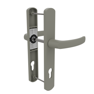 DOOR HANDLE AL MUNICH 92 MM AXIS LONG&WIDE CHAMPAHNE FINISH