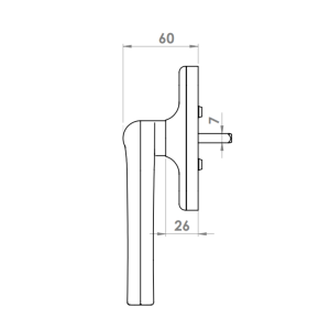 SLIDING GROUP AL TOLEDO PLUS SLIDING RIGHT BRONZE FINISH