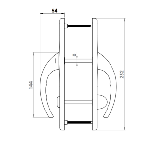 KAPI KOLU AL ANKA WC DELUX 1013