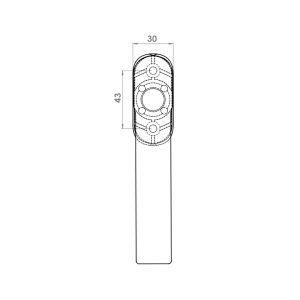 PEN.KOLU AL ALFA AKUSTIK OVAL (AL/AL) 7016