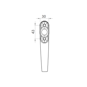 PEN.KOLU AL ANKA OVAL (PL/AL) 1013